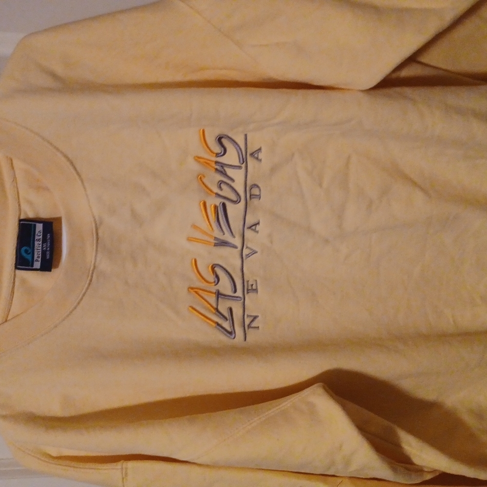 Las Vegas sweatshirt.